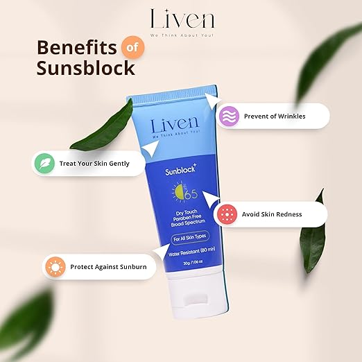 Benefits of Liven Sunblock