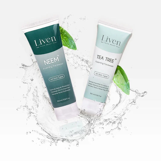 face wash for oily skin by liven skincare
