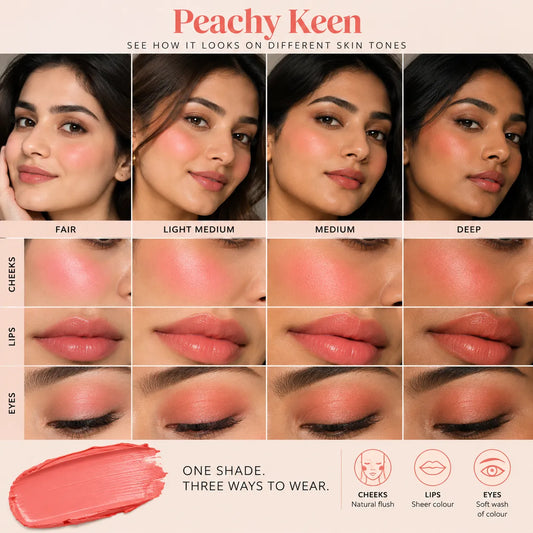 Liven Cream Blush Stick - #1 Peachy Keen