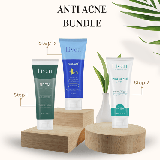Anti - Acne Products Bundle - Liven Skincare