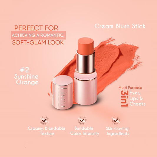 Liven Cream Blush Stick - #2 Sunshine Orange