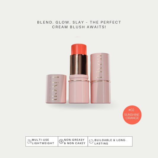 Liven Cream Blush Stick - #2 Sunshine Orange