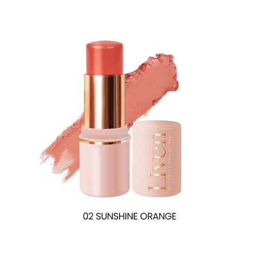 Liven Cream Blush Stick - #2 Sunshine Orange