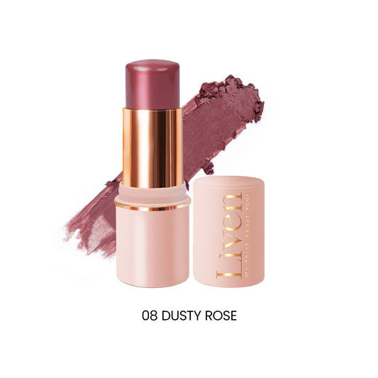 Liven Cream Blush Stick - #8 Dusty Rose