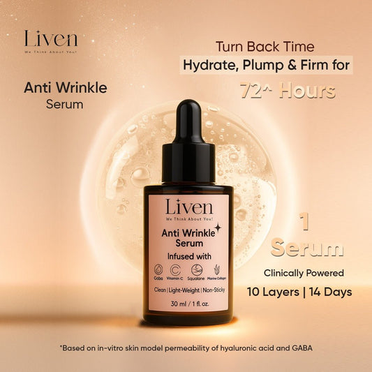 Anti Wrinkle Serum (30ml) - Liven Skincare