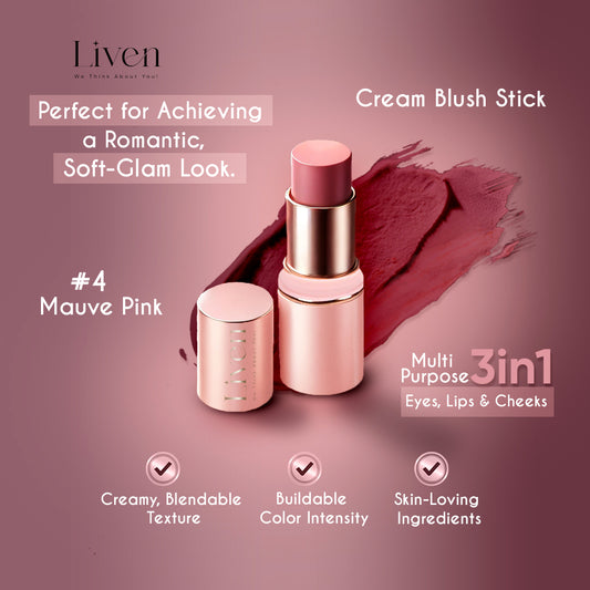 cream_blush_stick_muave_pink | liven skin care
