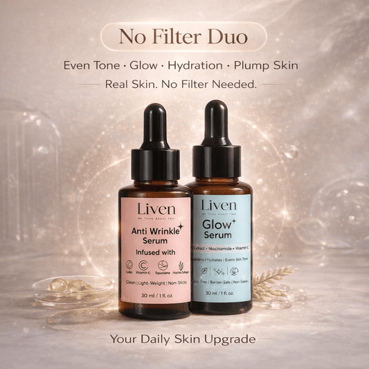 💧 Hydration – No Filter Duo Bundle - Liven Skincare