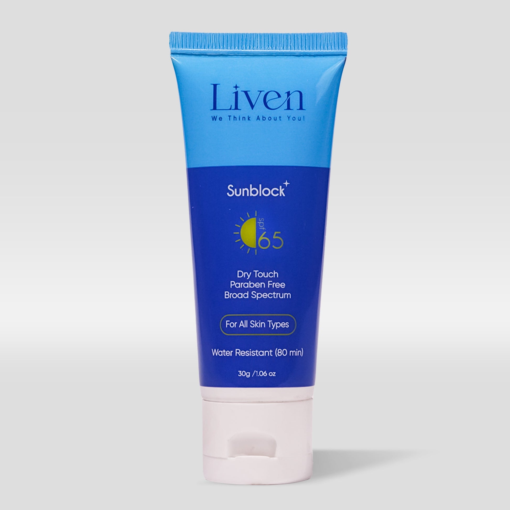 Sunblock Cream SPF 65 - Liven Skincare