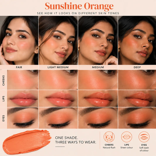Liven Cream Blush Stick - #2 Sunshine Orange