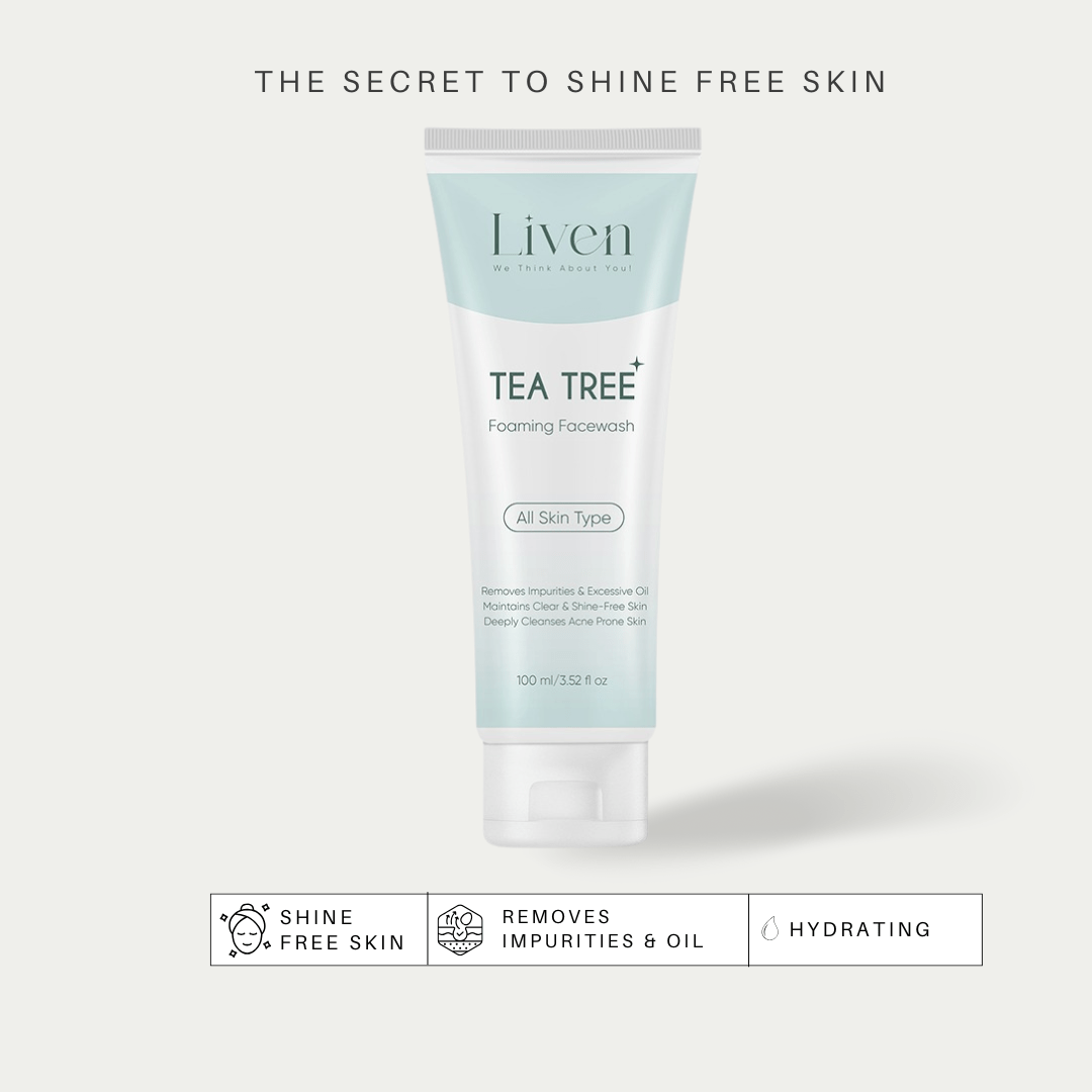 Tea Tree Foaming Facewash - Liven Skincare