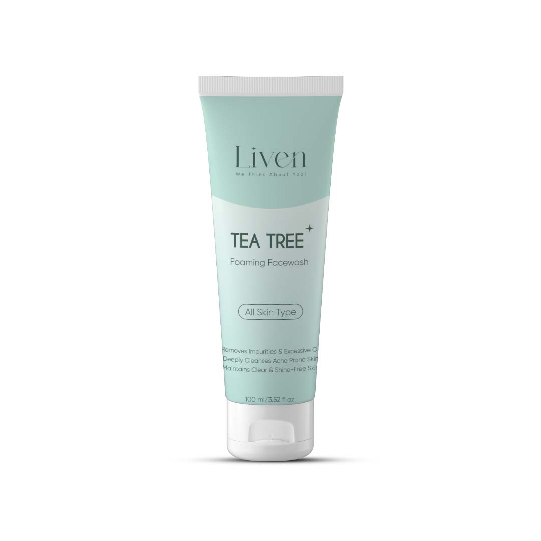 Tea Tree Foaming Face wash - Liven Skincare